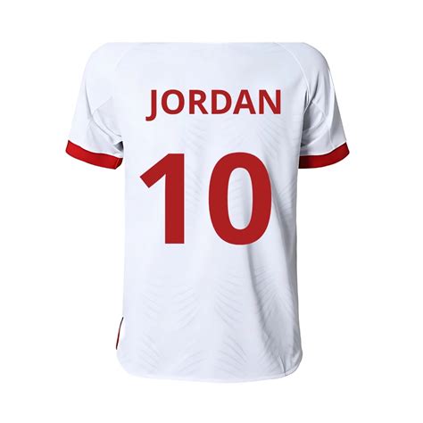 Jordan National Team Official Home Jersey White 2025 Kelme Jordan