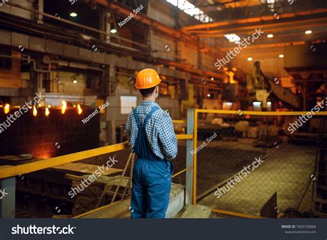 Master Looks On Steelmaking Process Furnace Stock Photo 1663159066 | Shutterstock