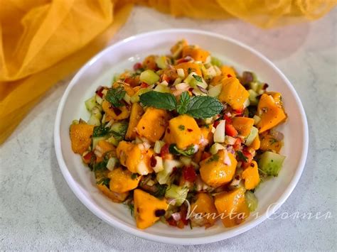 Mango Salad Ripe And Raw Mango Salad Vanitas Corner