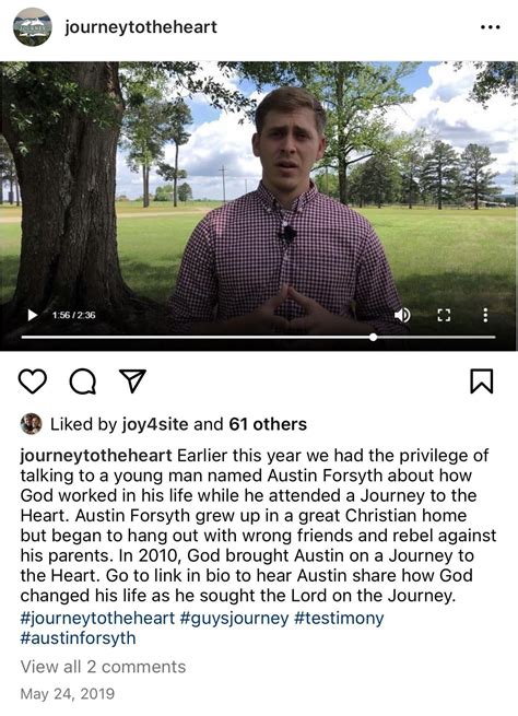 I did a deep dive on the Journey to the Heart Instagram and came across