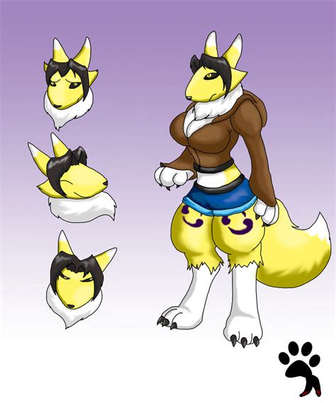 Michaels Form Of Renamon By Big Wolf On Deviantart