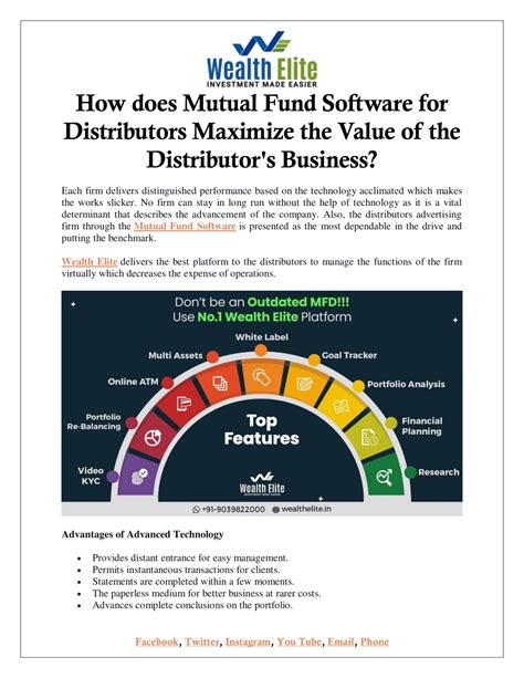 PPT How Does Mutual Fund Software For Distributors Maximize The Value