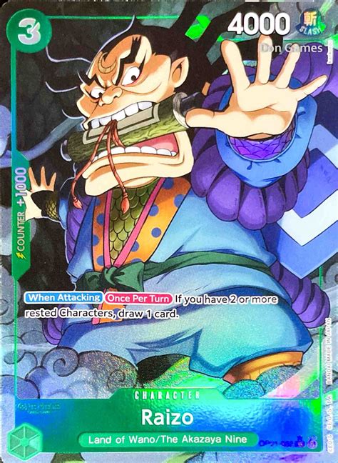 OP01-052 Raizo Character Card Extended Art – Don Games