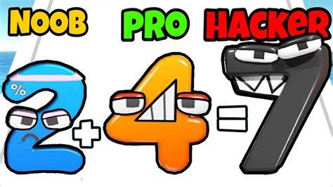 Noob Vs Pro Vs Hacker In Merge Number Run Game With Oggy And Jack