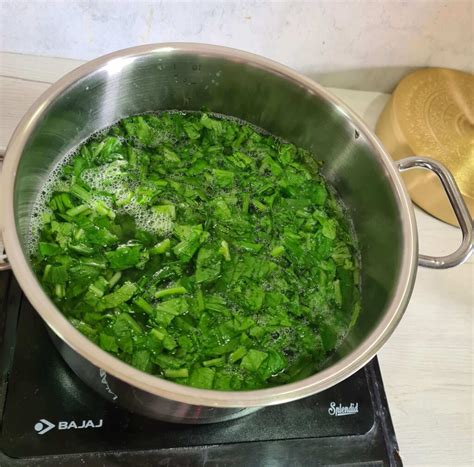 Palak Mooli Saag Spinach Radish Greens Sabzi Vanita S Corner