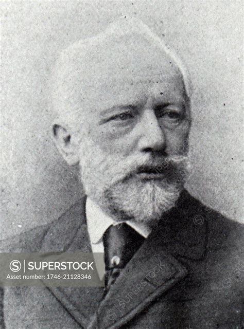 Portrait Of Pyotr Ilyich Tchaikovsky A Russian Composer Of