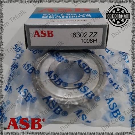 Jual BEARING LAHER 6302 ZZ ASB AS 15MM X OD 42MM X WIDTH 13MM Di