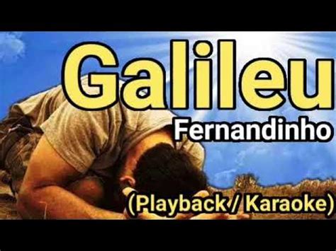 Sing Along Karaoke Fun With Galileu Fernandinho Lyrics
