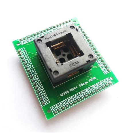 Qfp64 Tqfp64 Lqfp64 Socket Adapter Ic Test Socket Programmer Qfp64 ...