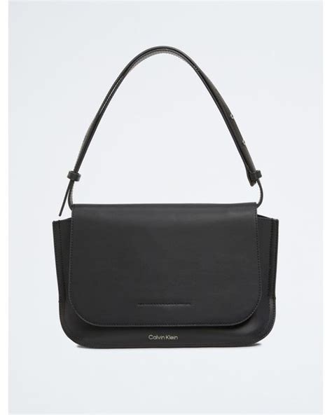 Calvin Klein Elemental Messenger Bag In Black Lyst