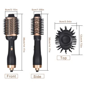 Fashioned Air Hair Dryer Brush One Step Volumizer Hot Air Brush Dual Voltage Qingtian