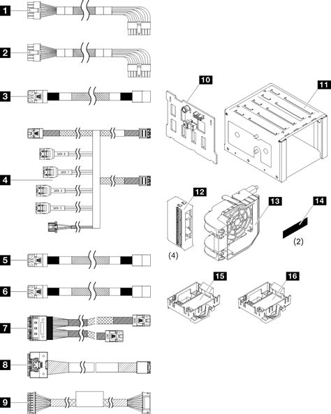 Thinksystem St Series X Hot Swap Sas Sata Backplane Kit Lenovo Server Options