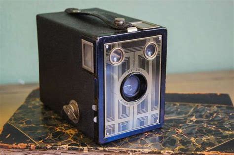 Art Deco Kodak Six 20 Brownie Junior Box Camera Etsy Box Camera