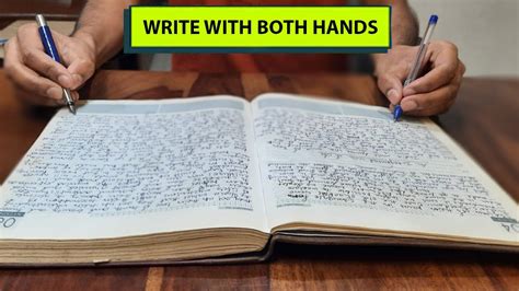 How To Write With Both Hands Ambidexterity How To Become