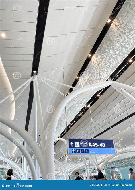 Jeddah King Abdulaziz Airport Hajj Terminal Editorial Stock Photo