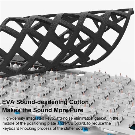 Ajazz Ak Wired Wireless Bluetooth Key Three Mode Hot Swap Rgb Backlit Mechanical Keyboard