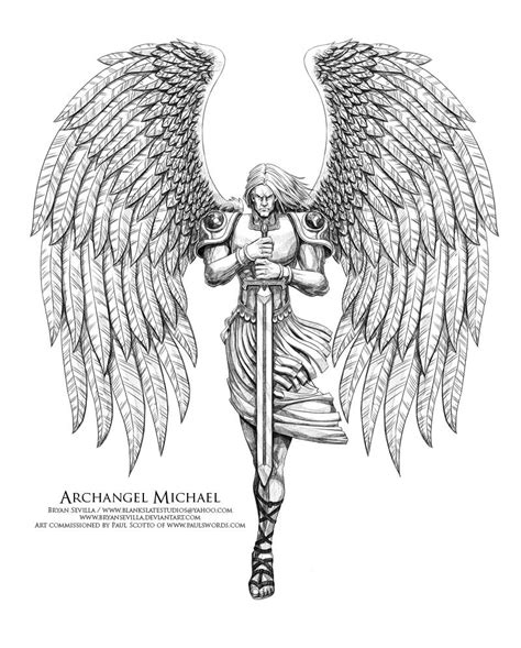 Archangel Michael 2 by BryanSevilla on DeviantArt | Archangel tattoo ...