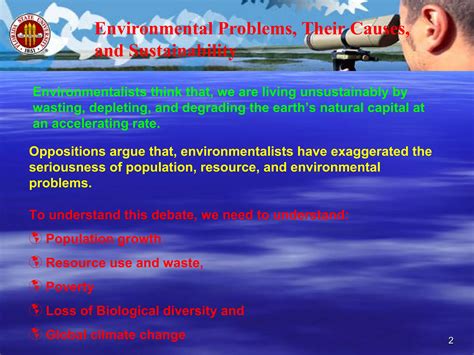 Environmental Problems and Sustainability | PPT