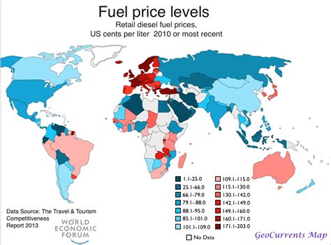 Gas Prices World Map - BET24SPORTS