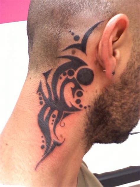 neck tattoos designs  men