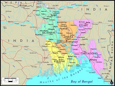 Bangladesh Maps | Printable Maps of Bangladesh for Download
