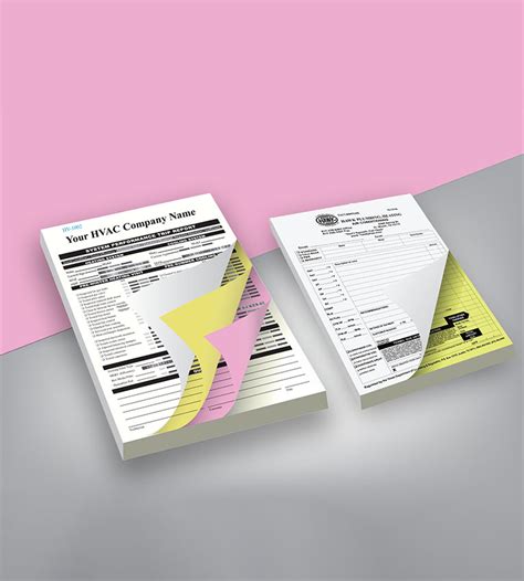 custom carbonless paper forms