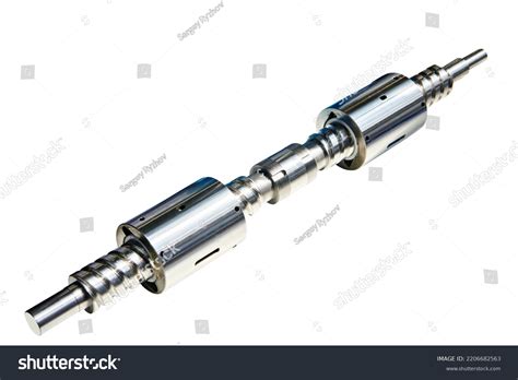 Ballscrews Ball Bearing Screws Recirculating Ballscrews Stock Photo
