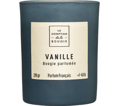 Bougie Parfumée Vanille Pot En Verre 210 G Bougie BUT