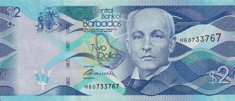 Barbados Dollars Banknote Morgan Lewis Windmill Exchange Yours