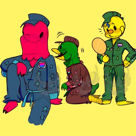 Matching Red Guy Duck Yellow Guydhmis22 By Squint The Dutchie