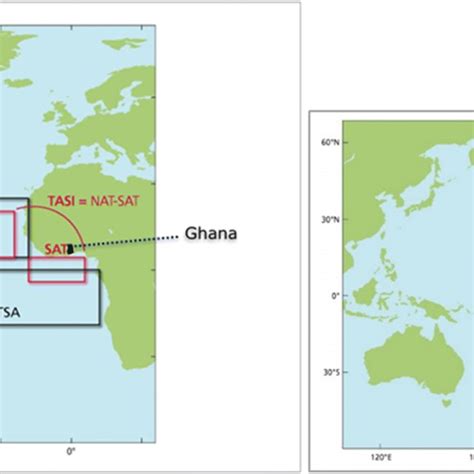 Map Of Ghana Showing The Location Of The 22 Gauges Stations Left