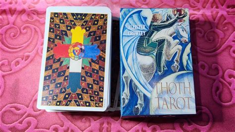 Tarot Thoth De Aleister Crowley Unboxing YouTube