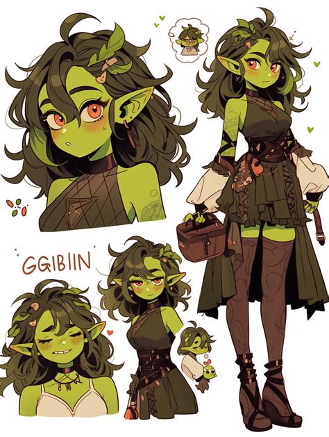 [open] Goblin Girl Adopt By Hanahakiadopts On Deviantart