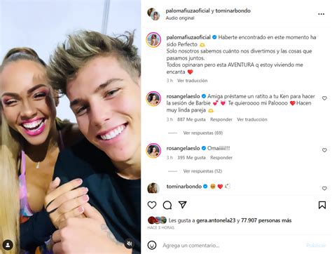 Paloma Fiuza confirma su relación con Tomi Narbondo Infonews