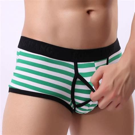 Sous V Tement Boxer Ray En Coton Taille Basse Pour Homme Sous