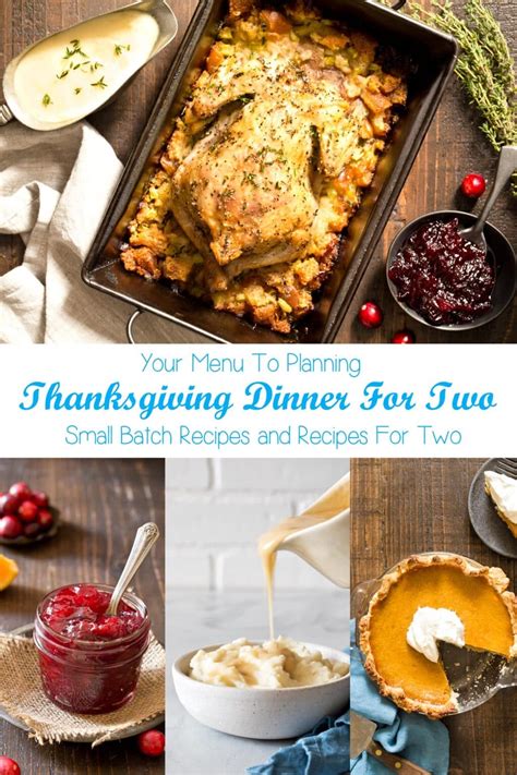 Thanksgiving Dinner For Two - Homemade In The Kitchen