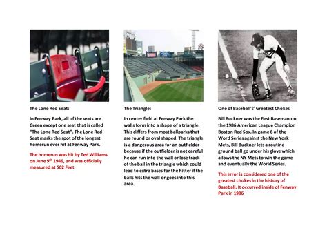Fenway Park Brochure | DOCX