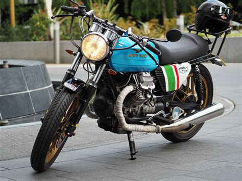 Restored Classic Moto Guzzi V Monza Style Cafe Racer