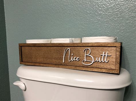 Nice Butt Toilet Paper Holder Box Decorative Box Storage Etsy