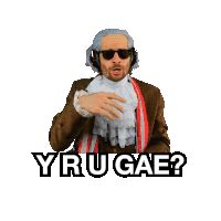 Y R U Gae Y R U Gay Sticker Y R U Gae Y R U Y R U Gay Discover Share Gifs