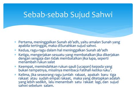 Sebab Sebab Sujud Syukur 9