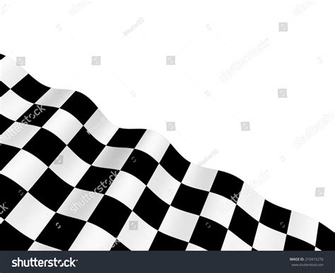 Black White Checkered Flag Stock Illustration 210415276 - Shutterstock