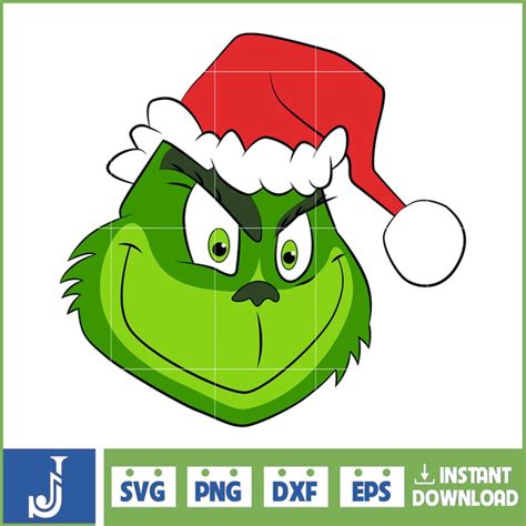 Grinch Svg Grinch Christmas Svg Grinch Face Svg Grinch Ha Inspire