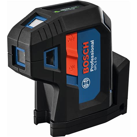 Bosch GPL 5 G 5 Point Green Beam Laser Level 50m From Lawson HIS