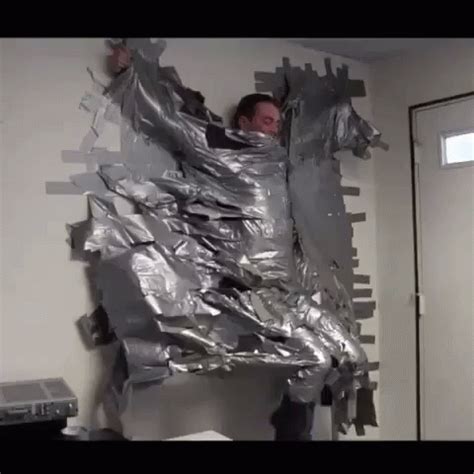 Duck Tape Trap GIF - DuctTape Stuck Trapped - Discover & Share GIFs