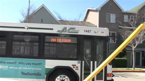 Ac Transit Gillig Advantage Route 52 On Detour 1467 Youtube