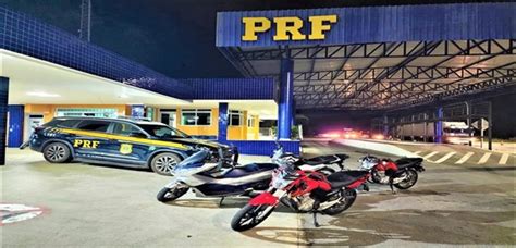 PRF recupera quatro motos roubadas dentro de bagageiro de ônibus Voz