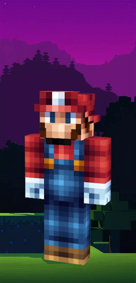 Mario Minecraft Skin