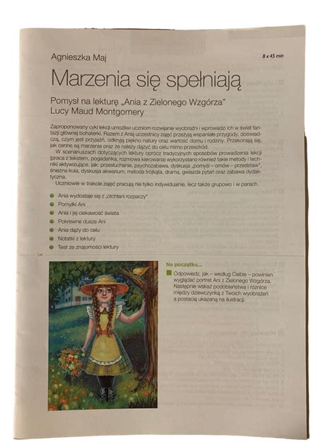 Ania Z Zielonego Wzgórza Test 6