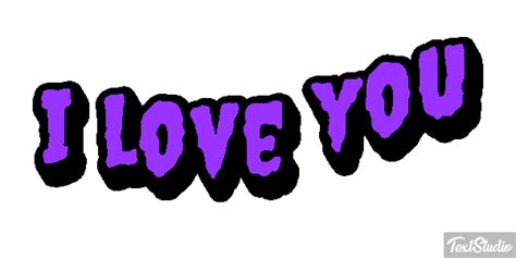 I Love You Sentence Animated  Logo Designs